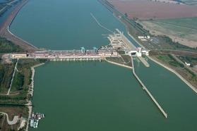 Gabčíkovo hydroelektráreň a priehrada